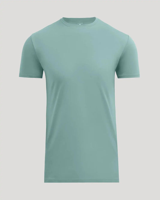 Stormy Sea Tall Pima Cotton Blend Crew